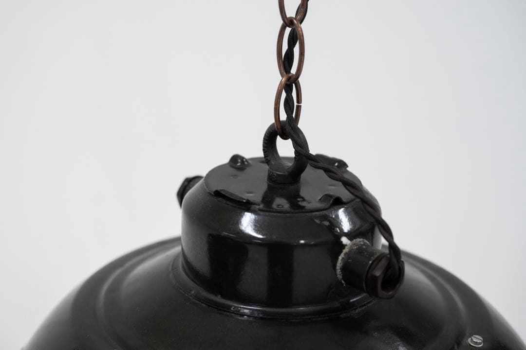 ビンテージインダストリアル ペンダントライト 2個セット ブラック