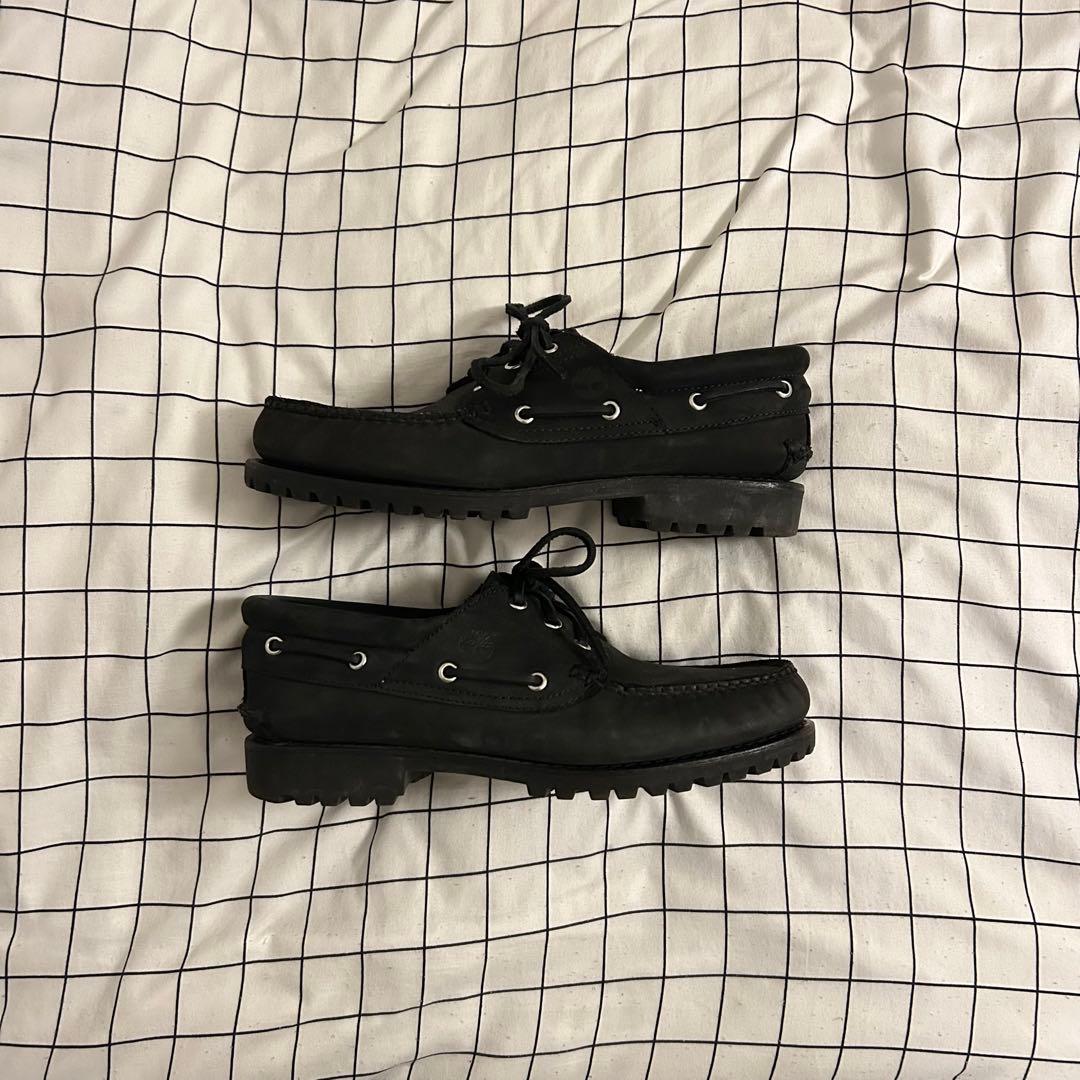 靴 Timberland 3EYE CLASSIC LUG BLACK NUBUCK