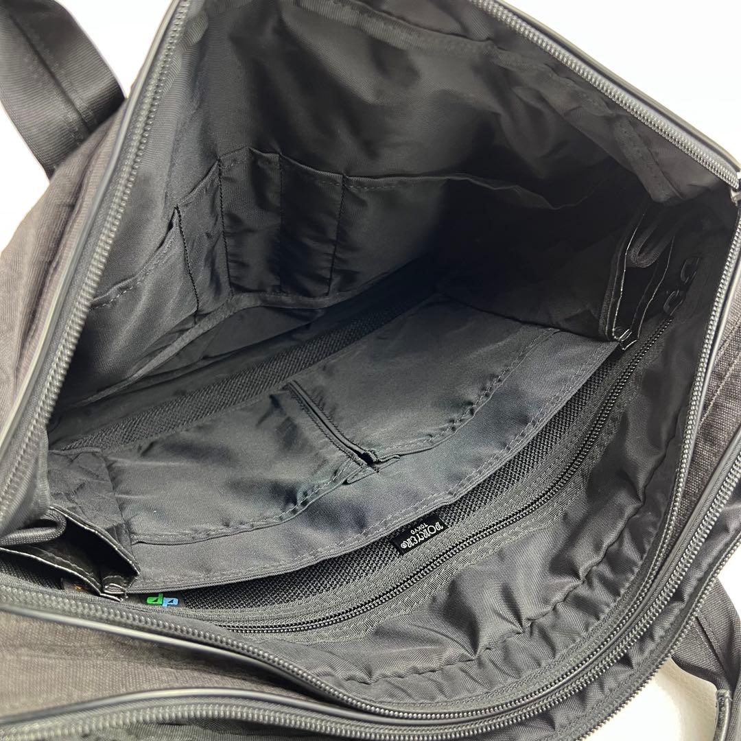 【2way✨撥水】ポーター ビジネスバッグ ハイブリッド 出張 二層 ブラック