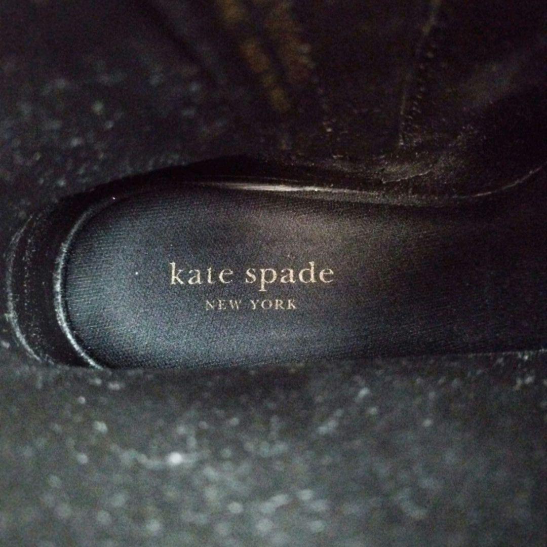 ✨️極美品✨️ ケイトスペードニューヨーク パドル パール レインブーツ 25