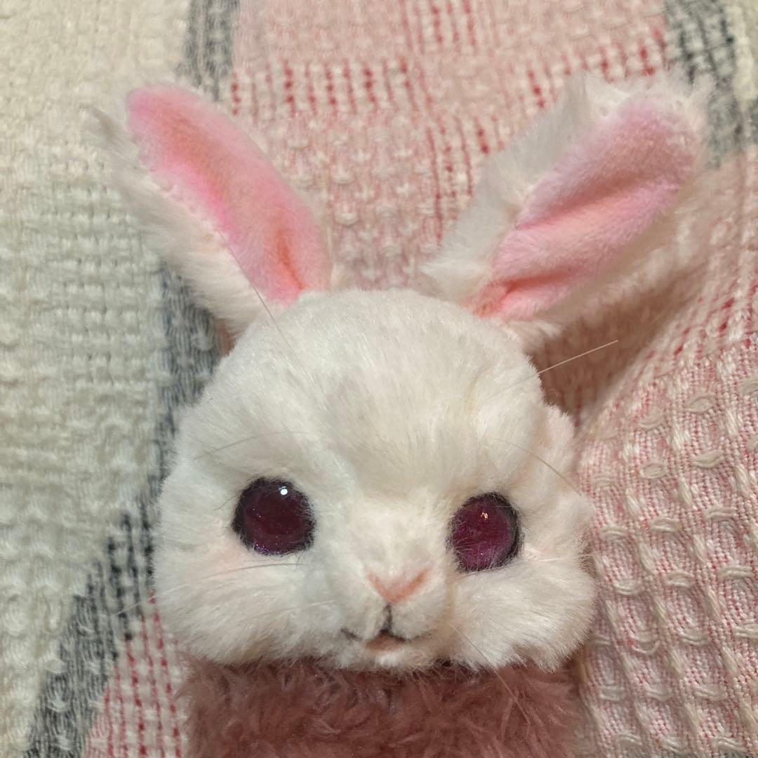 ぬいぐるみ作家　作家名不明　兎　アートドール　ぬいぐるみ　中古品