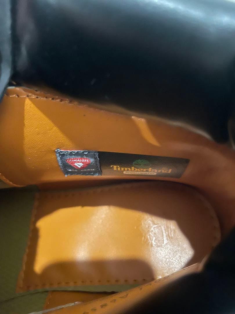 れ*い様 Timberland ブラックブーツ　 今日の20時にオークションに変