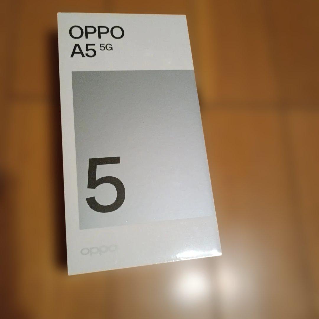 OPPO A5 5G ホワイト 本体 通信確認のみ