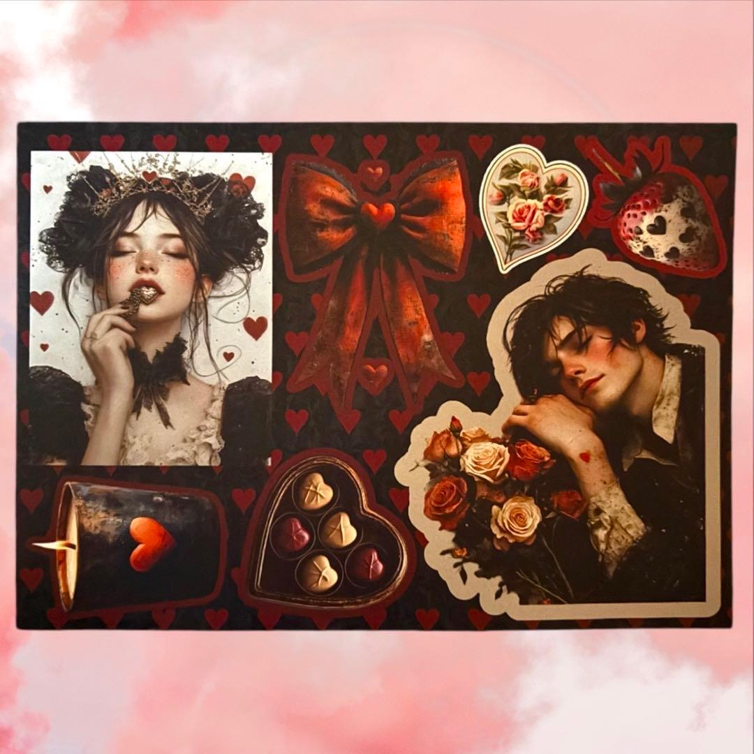 【an-1】 antennna様　素材シート　コラージュシート　デザインペーパー