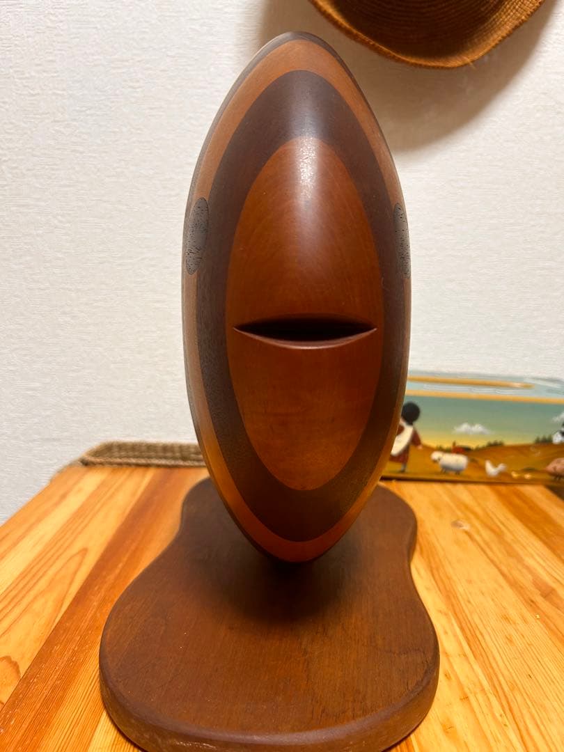 最終値下ヴィンテージ 小物入れ 木製 魚 置物 ハンドメイド 工芸品 オブジェ