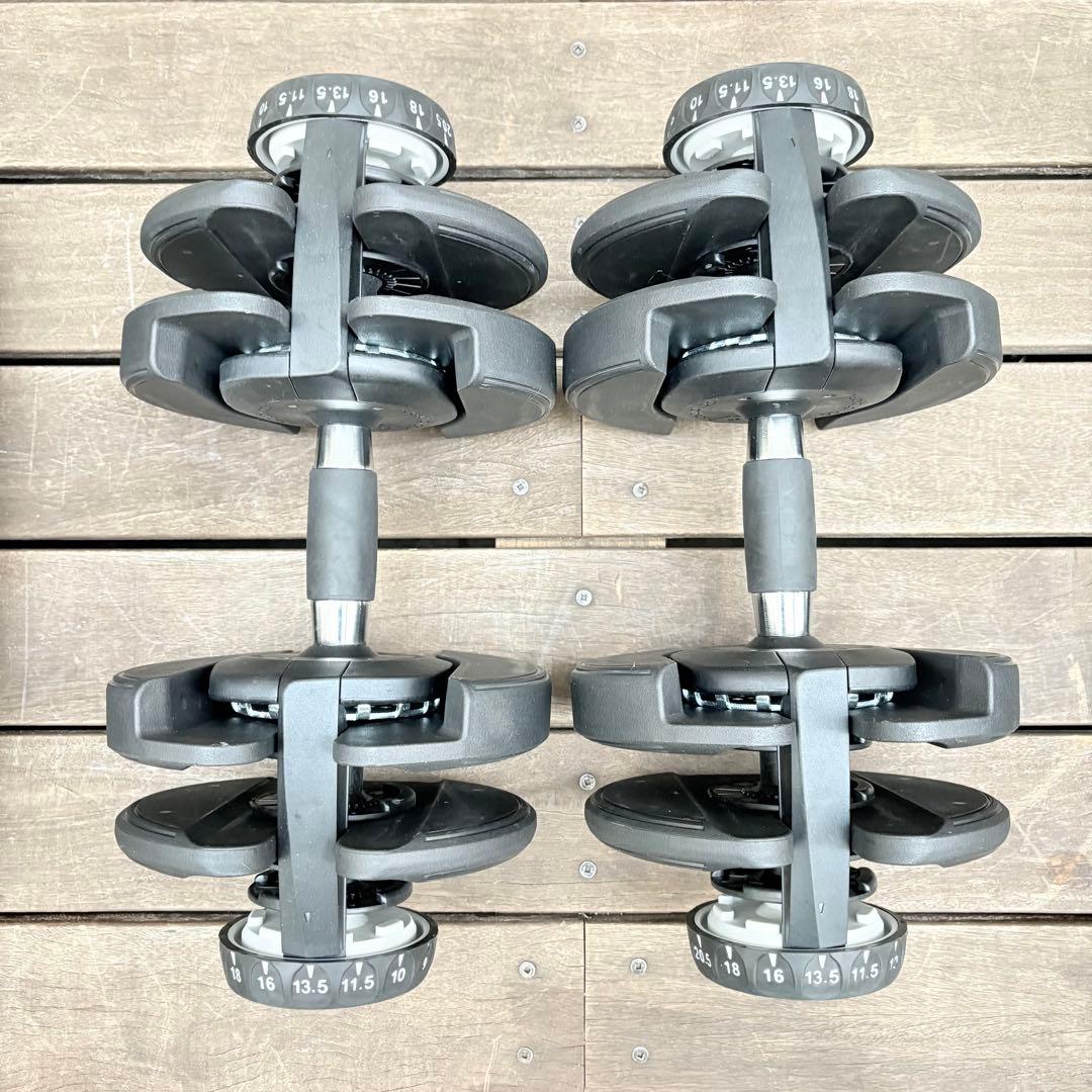 MOJEER ダイヤル式可変式ダンベル24Kg 2.5Kg〜24Kg 2個セット