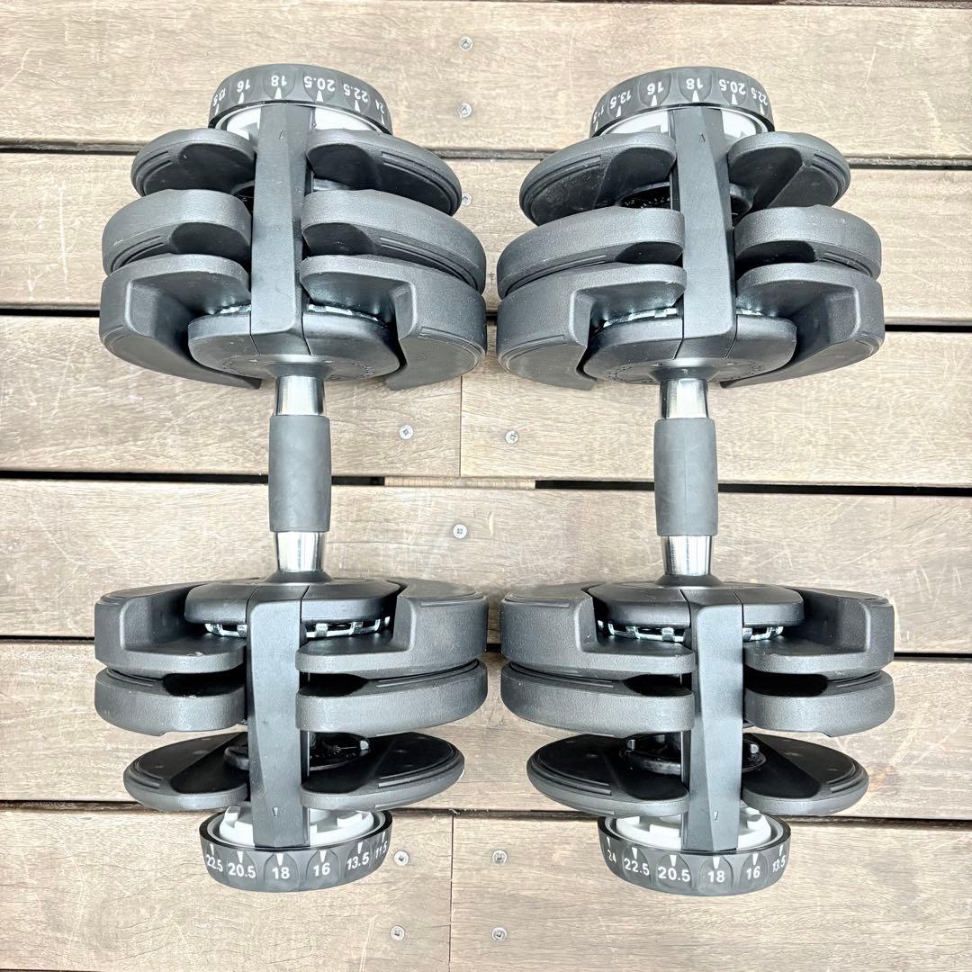 MOJEER ダイヤル式可変式ダンベル24Kg 2.5Kg〜24Kg 2個セット