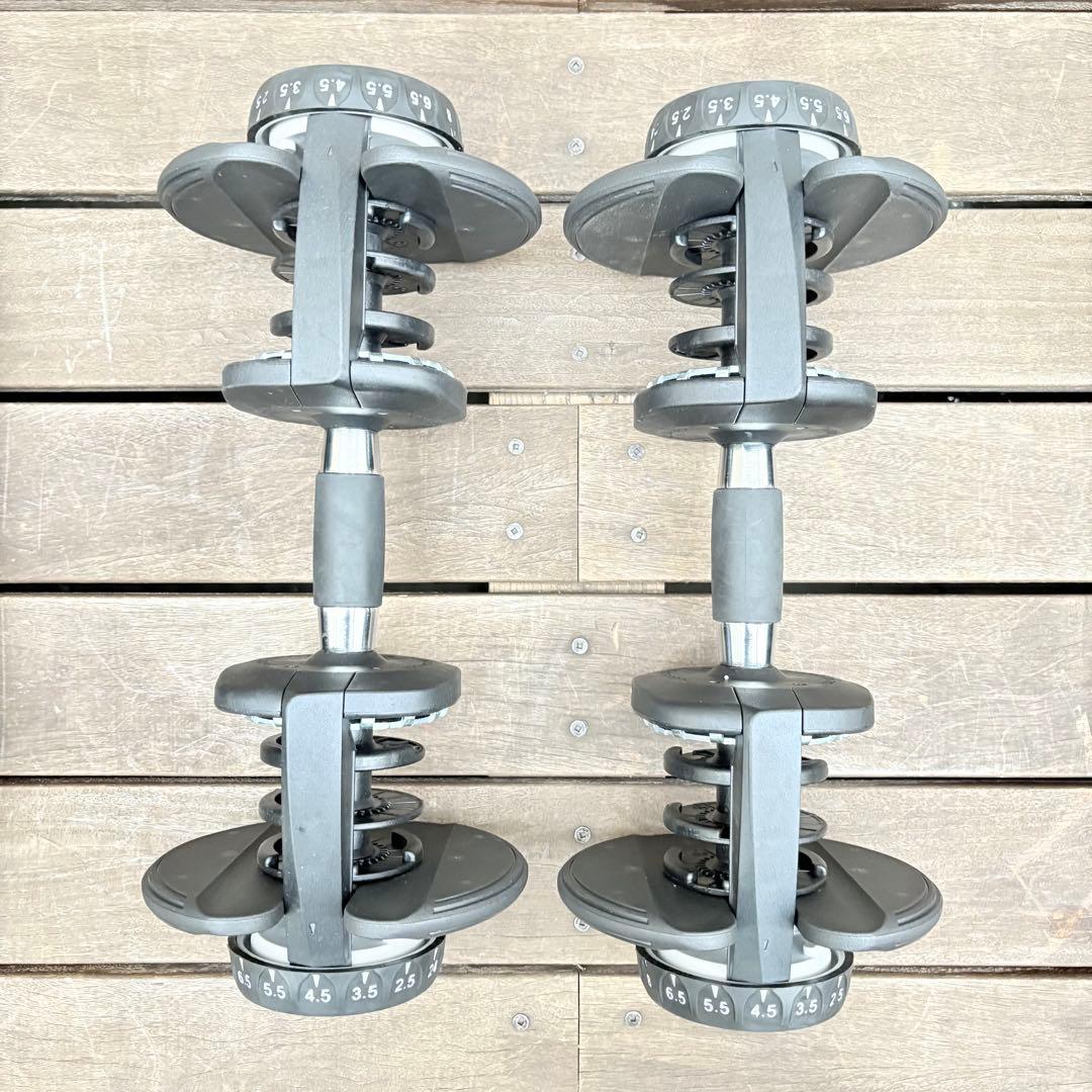 MOJEER ダイヤル式可変式ダンベル24Kg 2.5Kg〜24Kg 2個セット