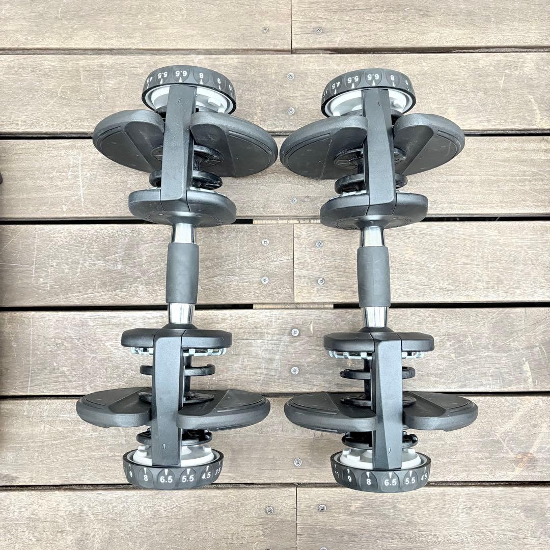 MOJEER ダイヤル式可変式ダンベル24Kg 2.5Kg〜24Kg 2個セット