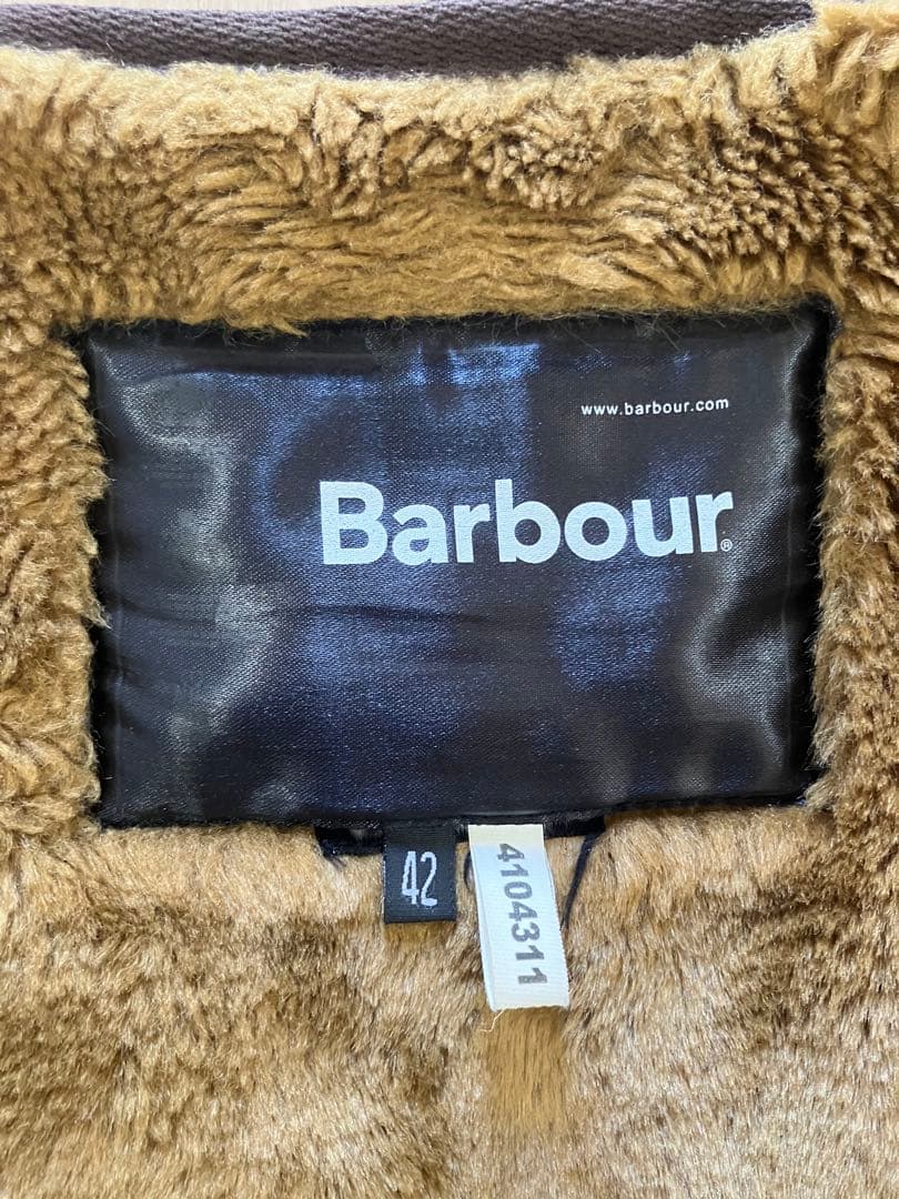 お*ウ様 Barbour ブラウンファーベスト 42