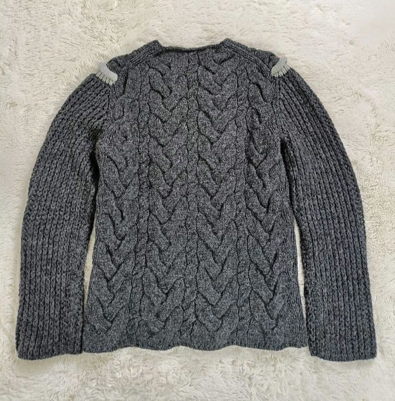 COMME des GARCONS HOMME PLUS ケーブルニット M