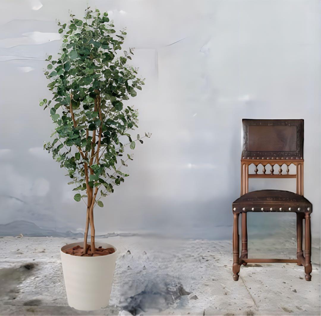 光触媒　人工観葉植物　ウォールグリーン　フェイクグリーン　ユーカリ160