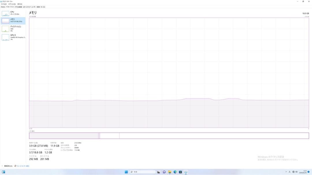デスクトップPC windows 16GB 1TB