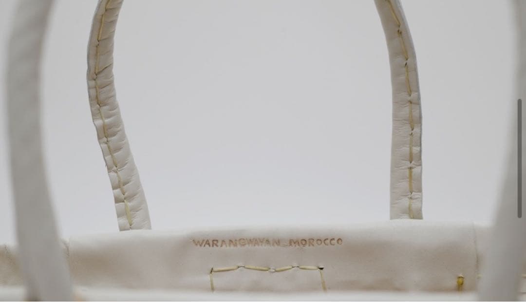 【新品】　warang wayan ワランワヤン　マルシェバッグ　かごバッグ