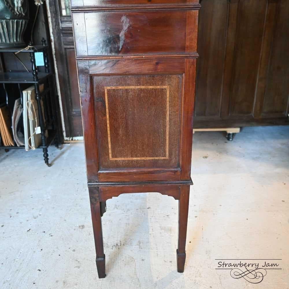 IFU-425 英国アンティーク マホガニー キャビネット 飾り棚 ガラスケース