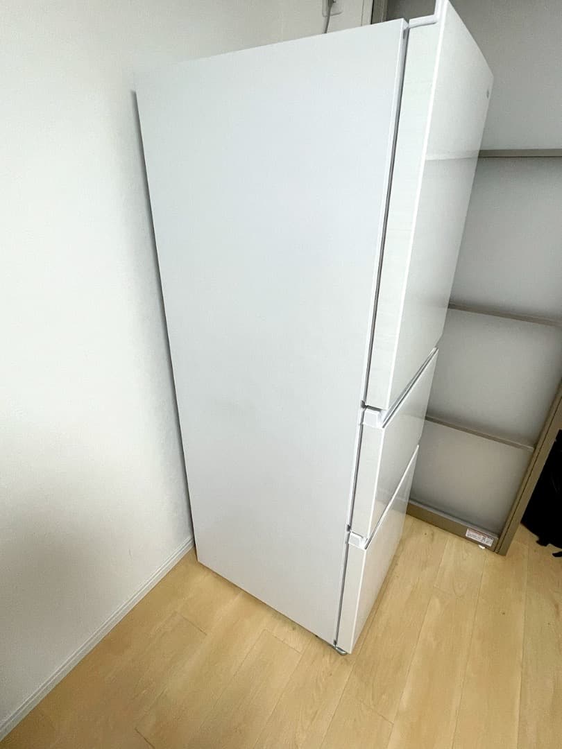 Haier 冷蔵庫 3ドア・リネンホワイト 286L・幅54cm・右開き