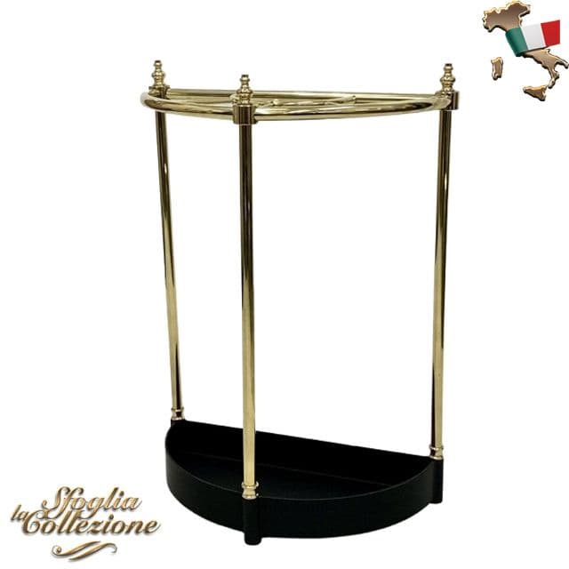 傘立て ゴールドとブラック イタリア製