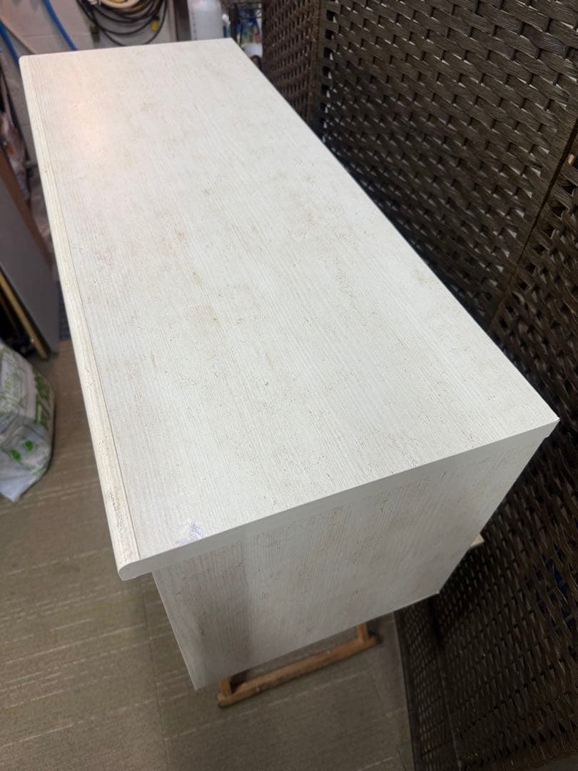 【洗浄消毒作業済】ニトリ　ローボード　リズバレー　SLM90 WH テレビボード