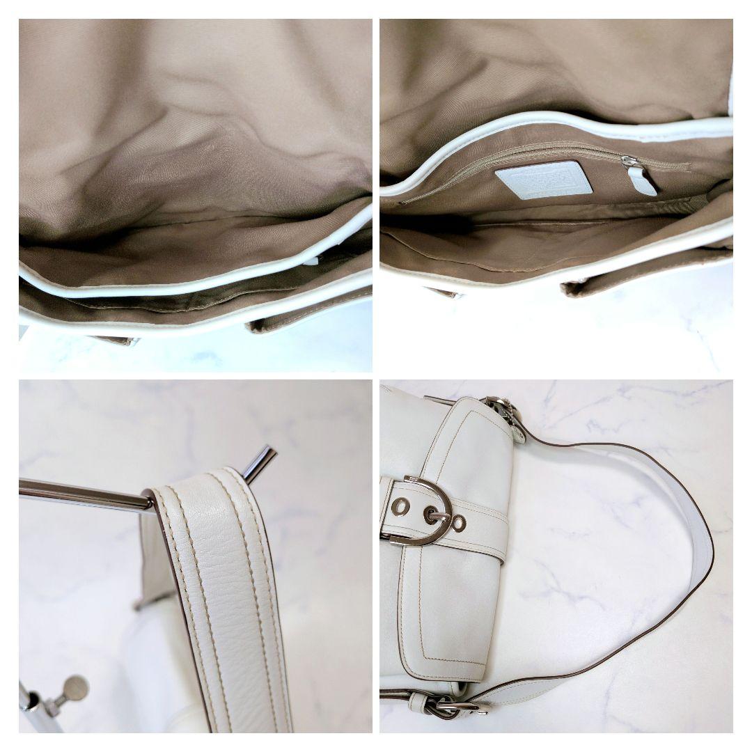 【美品】コーチ ソーホー ワンハンドバッグ レザー 肩掛け チャーム 9434