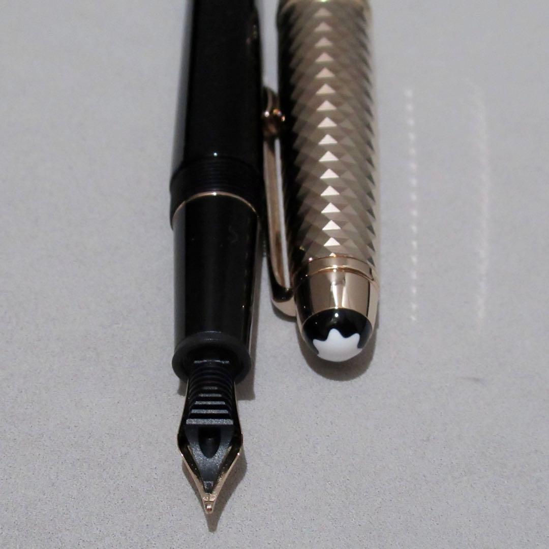 モンブラン 万年筆 145 ジオメトリックディメンション ドゥエ 105986