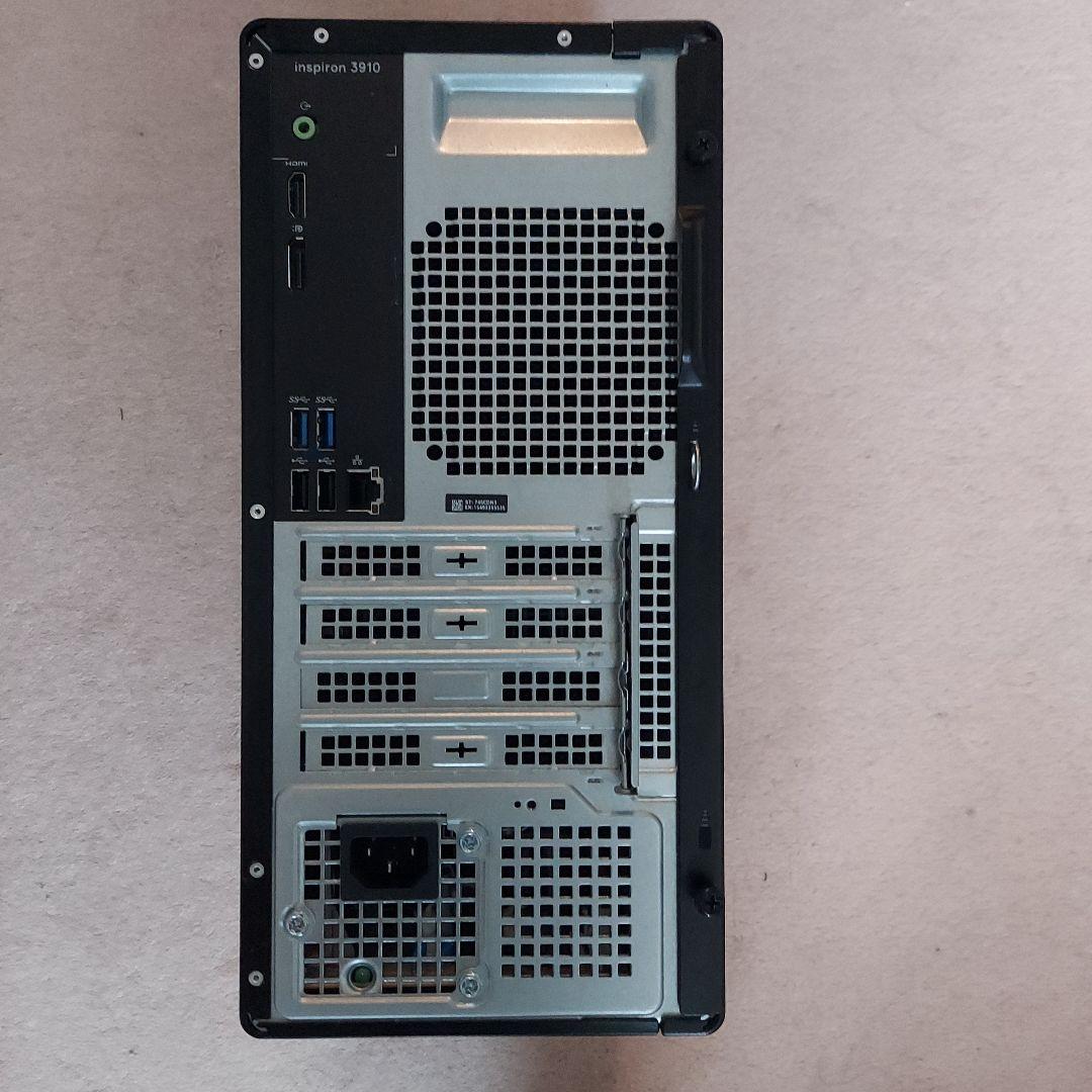 Insprion3910 Dell 12世代Core i3 SSD2TB+1TB