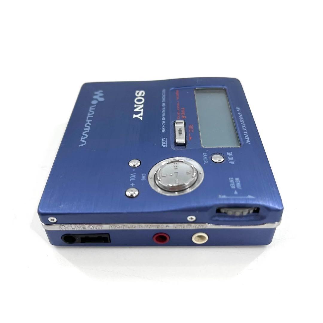 SONY ソニー MDウォークマン MDレコーダー MZ-R909 動作確認済