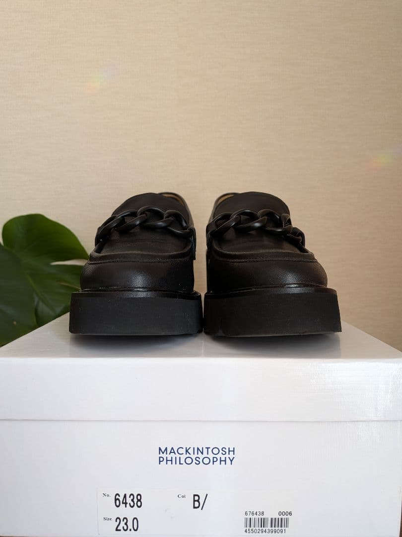 MACKINTOSH PHILOSOPHY チェーンモチーフ ローファー