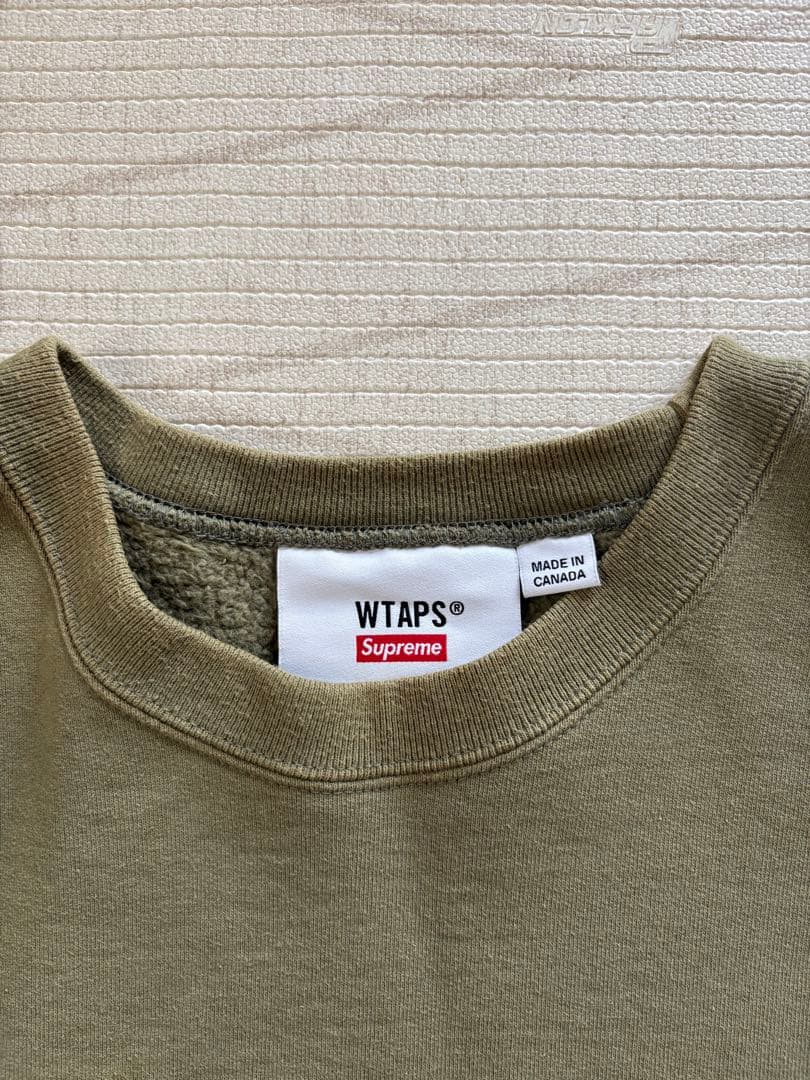 Supreme WTAPS スウェット オリーブ