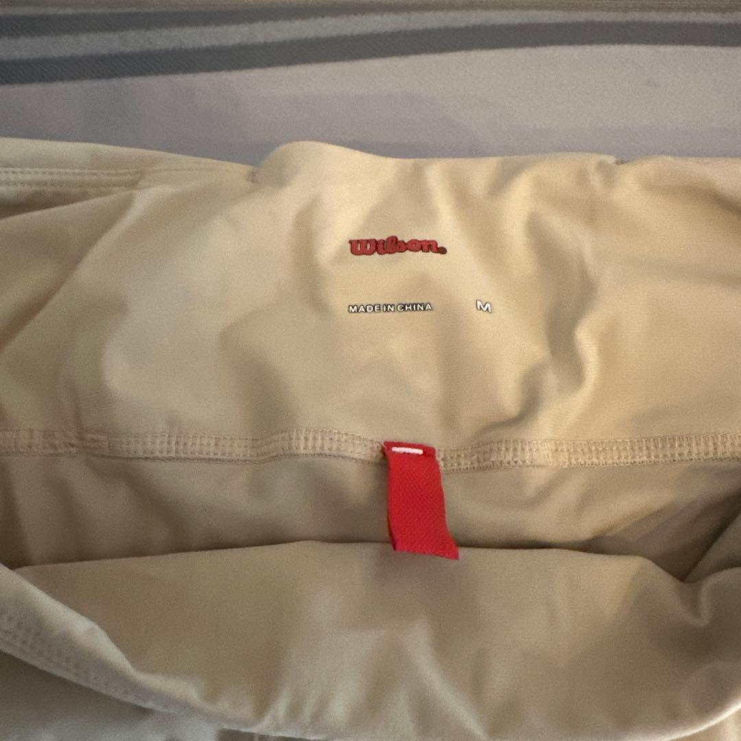 Wilson Mサイズ ベージュ プリーツスカート