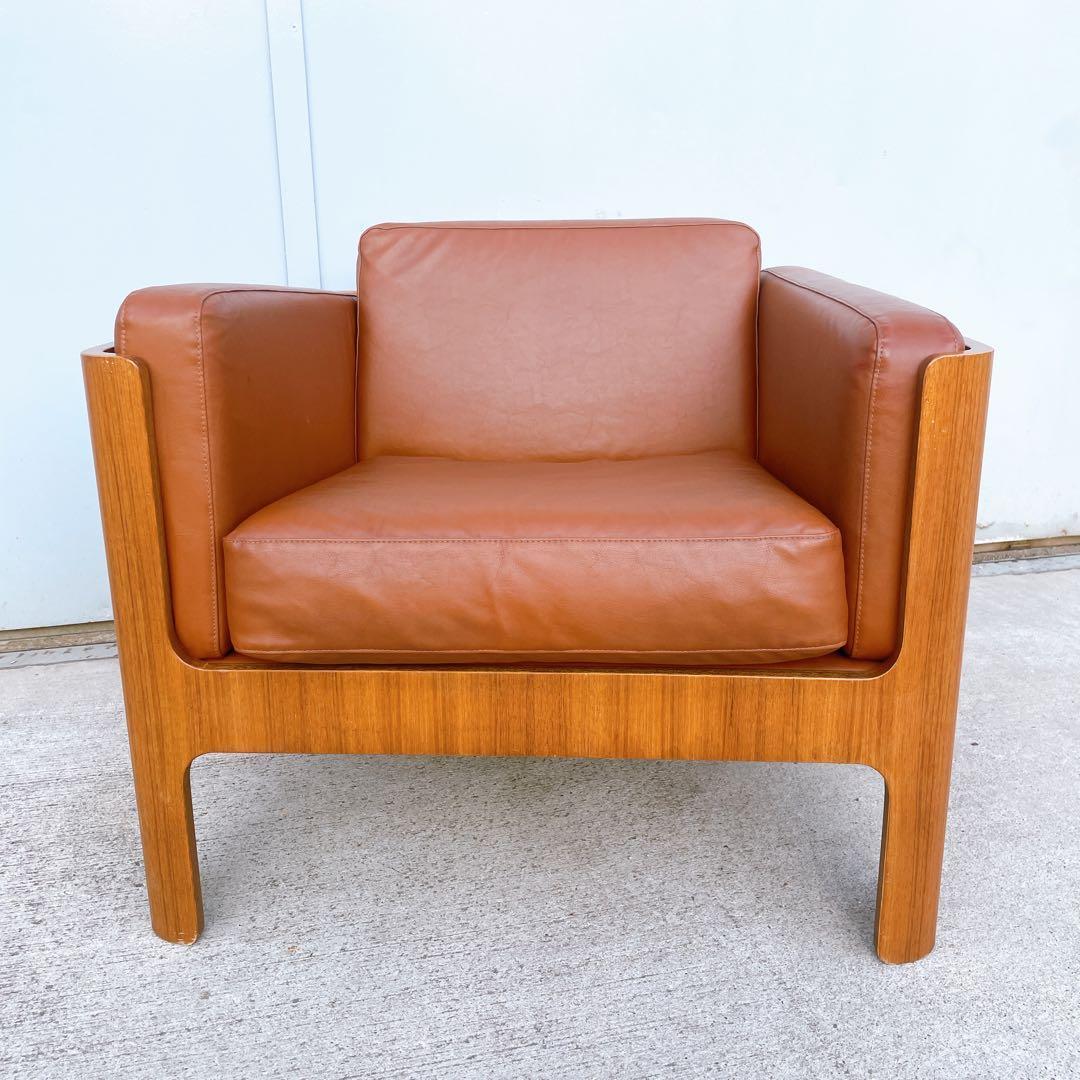 天童木工Haco チェア④ ソファ 1人掛け 本革 レザー 椅子 アームチェア