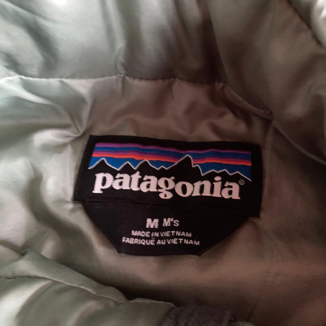 patagonia ナノパフベスト M薄緑
