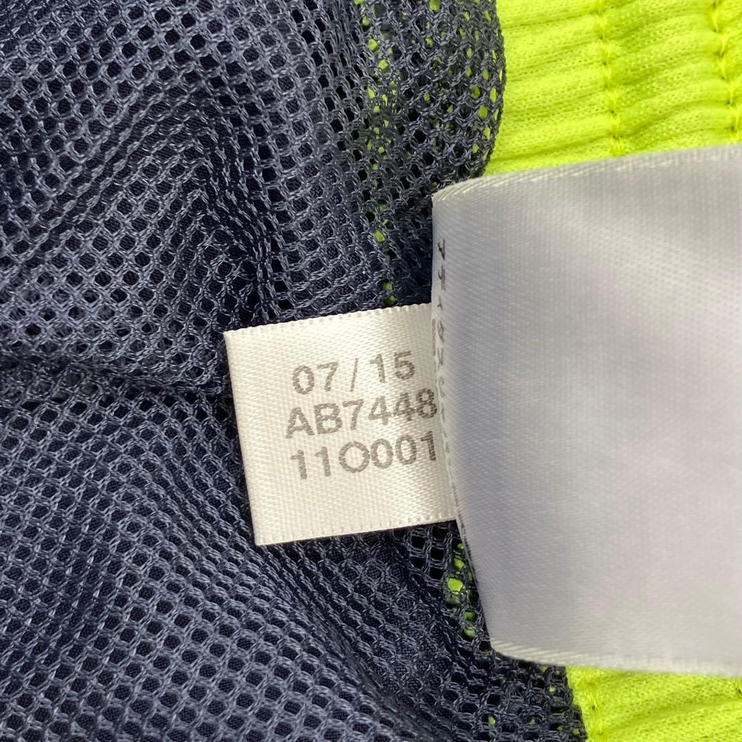 adidas アディダス ジャージ上下 メンズセットアップ メッシュ M 紺 黄