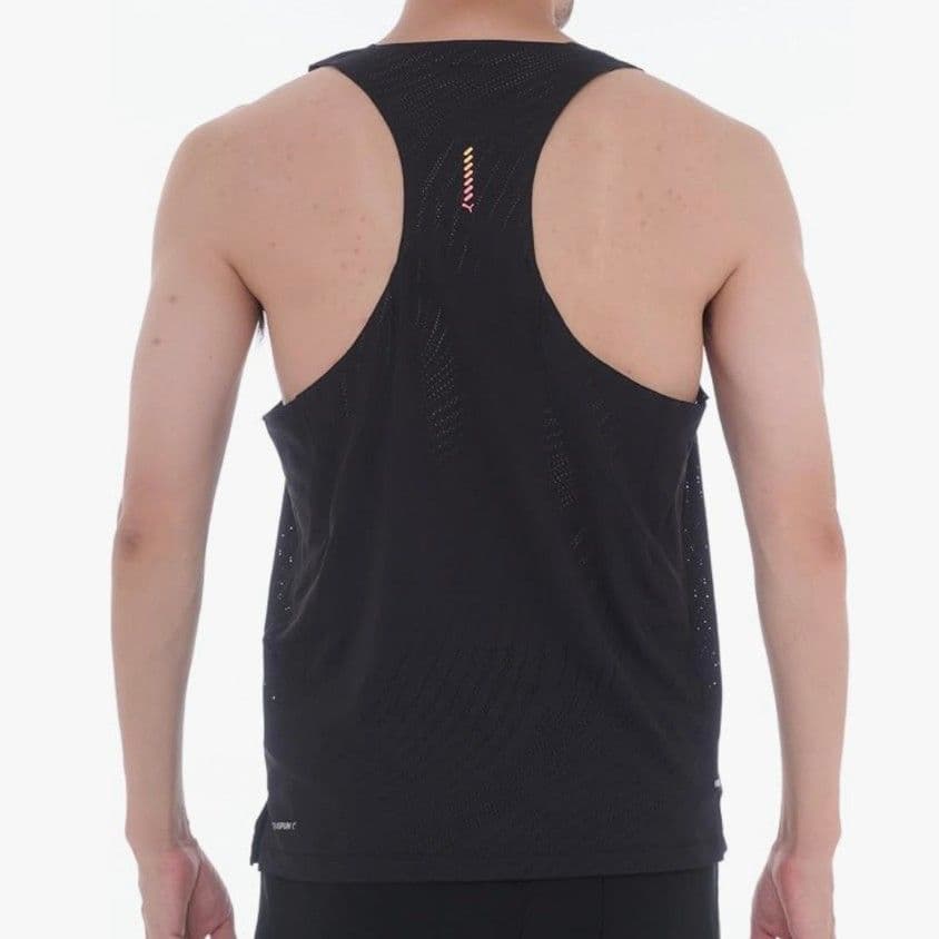 ■PUMA セットアップ 上下 黒 シングレット ショーツ タンクトップ 陸上■