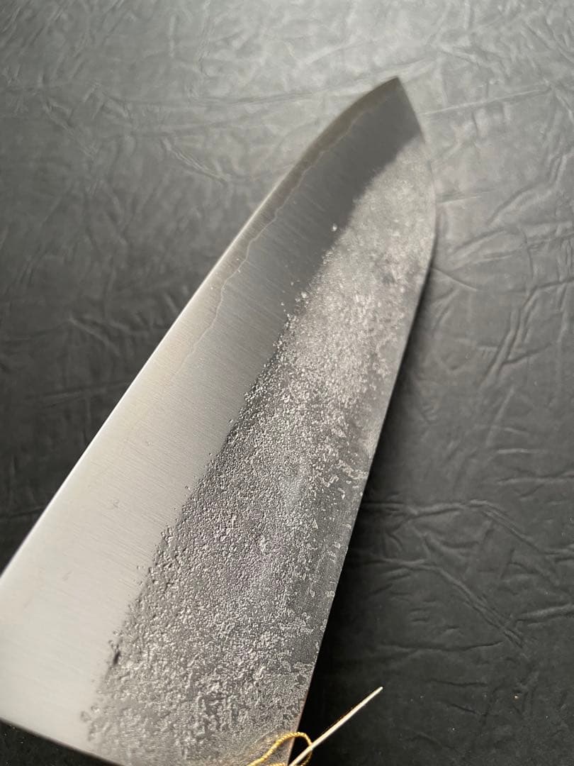 稀少★兼房　本水牛角仕様 高級槌目包丁