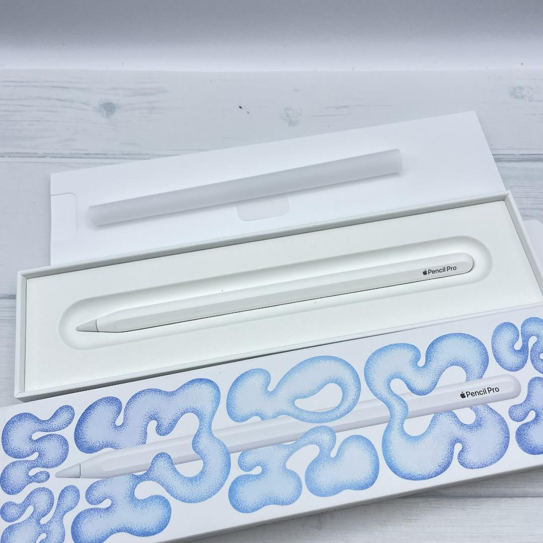 動作確認済み！【純正品】Apple Pencil Pro 本体＋箱類