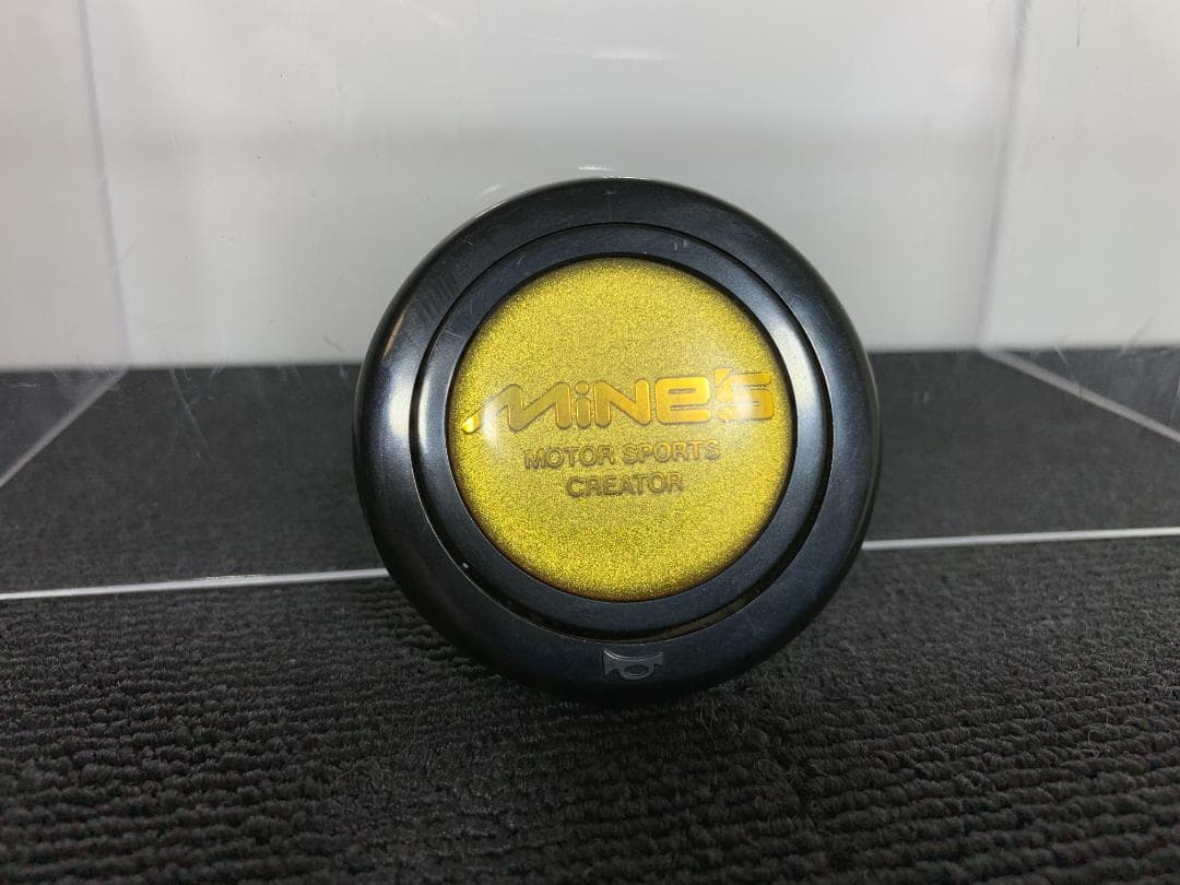 希少 MINE’S マインズ ホーンボタン ゴールド 当時物 GTR 32 33