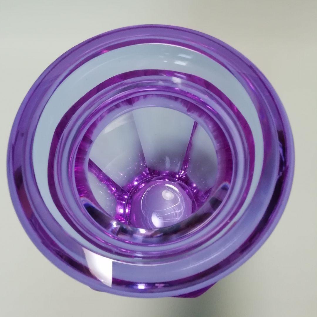 【モーゼル】花瓶　ガラス工芸品