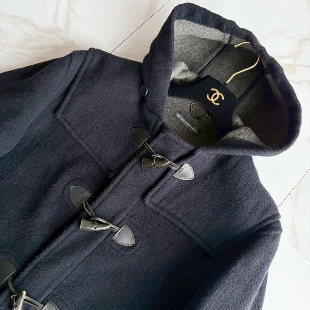 美品◆ブルックスブラザーズ ダッフルコート ロング M 黒