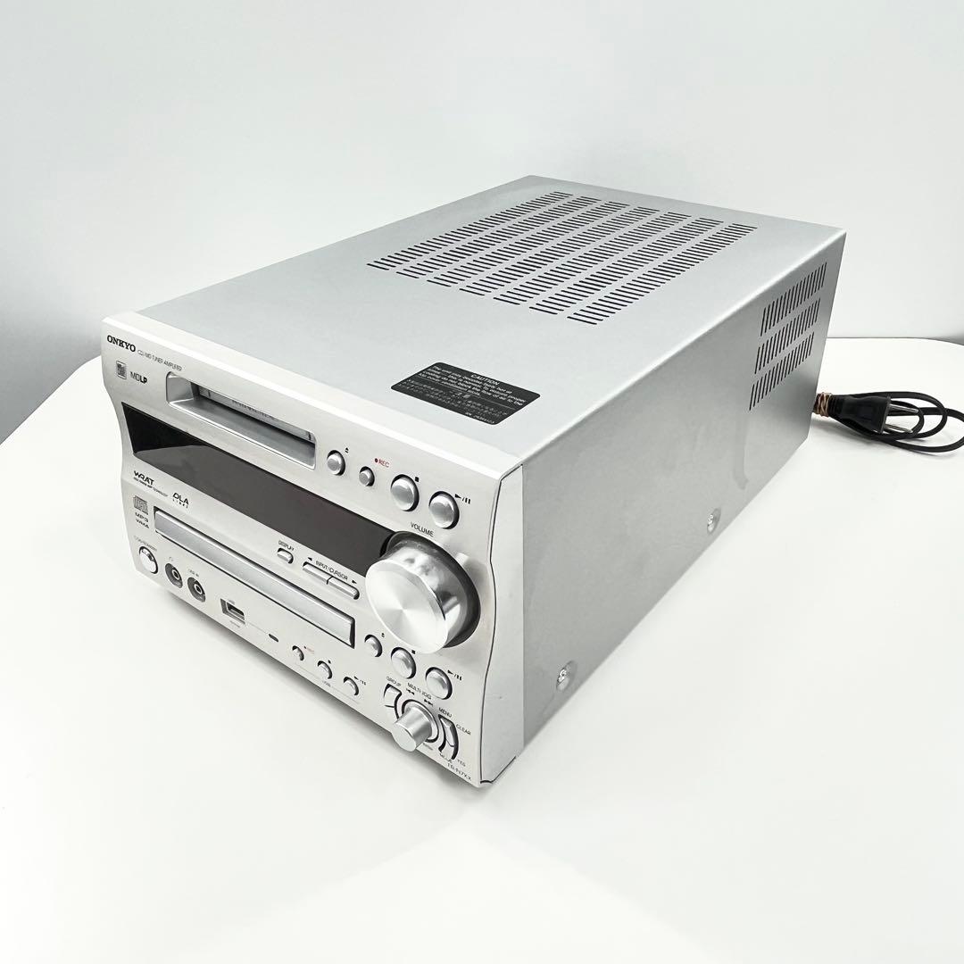 ONKYO FR-N7XX MD再生OK CD読込エラー リモコン付 現状品