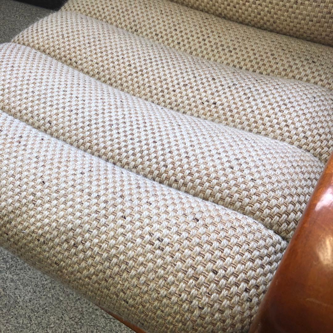 カリモク ワッフル シングルソファ ヴィンテージ