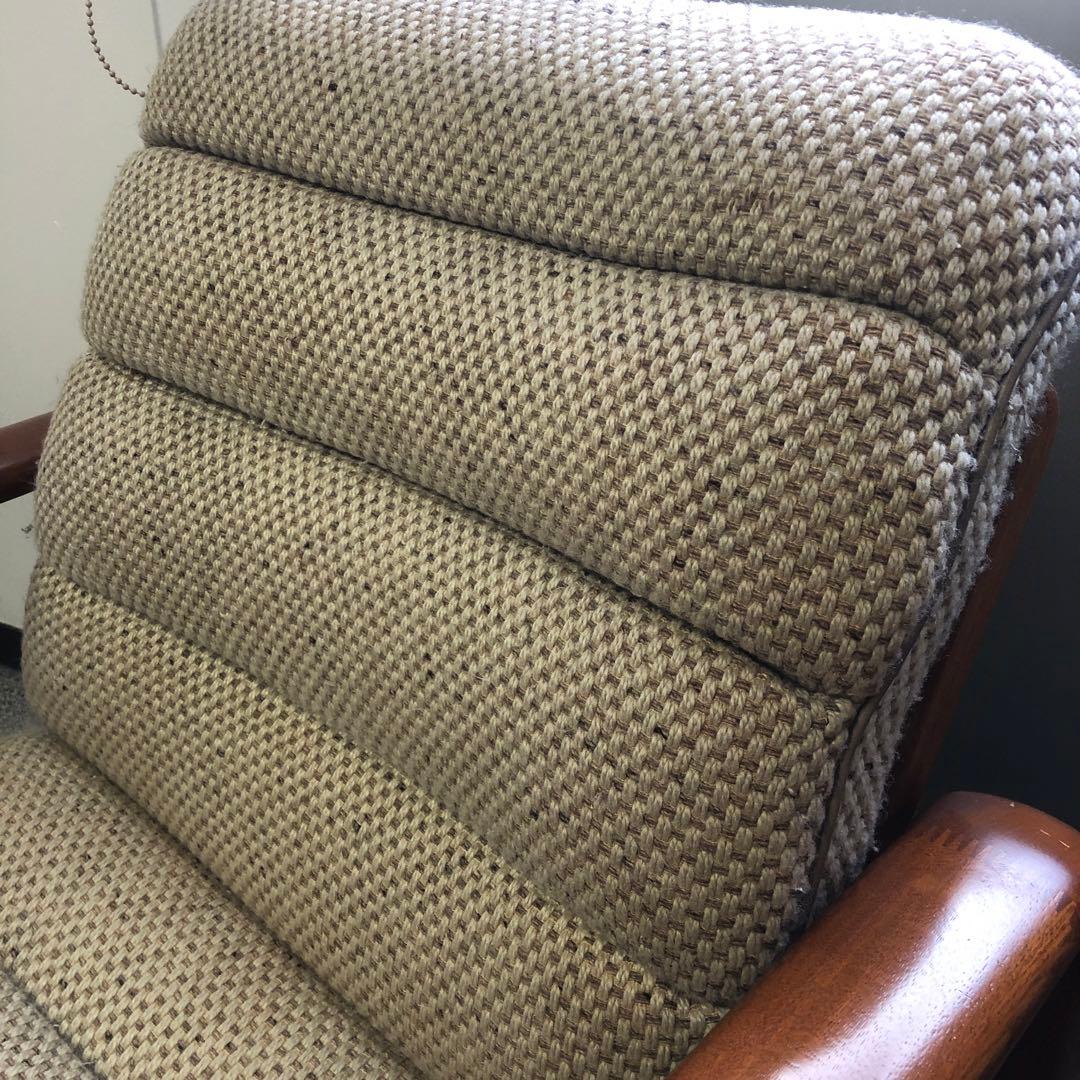 カリモク ワッフル シングルソファ ヴィンテージ