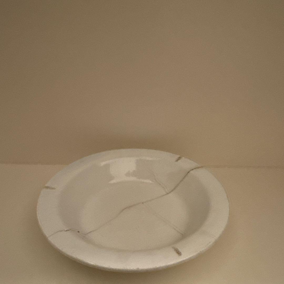 フランスアンティーク小皿　丸皿