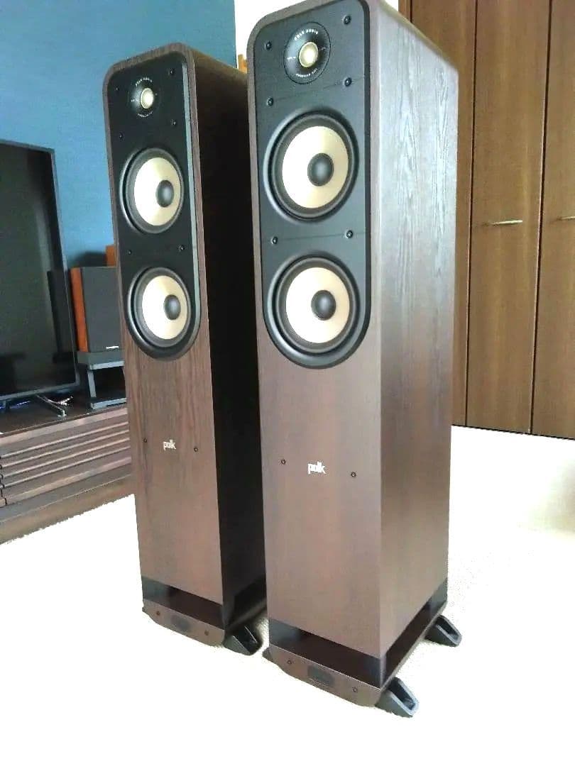 ❇美品❇ Polk ES55 ブラウン ペア ❇メーカー保証期間内の商品