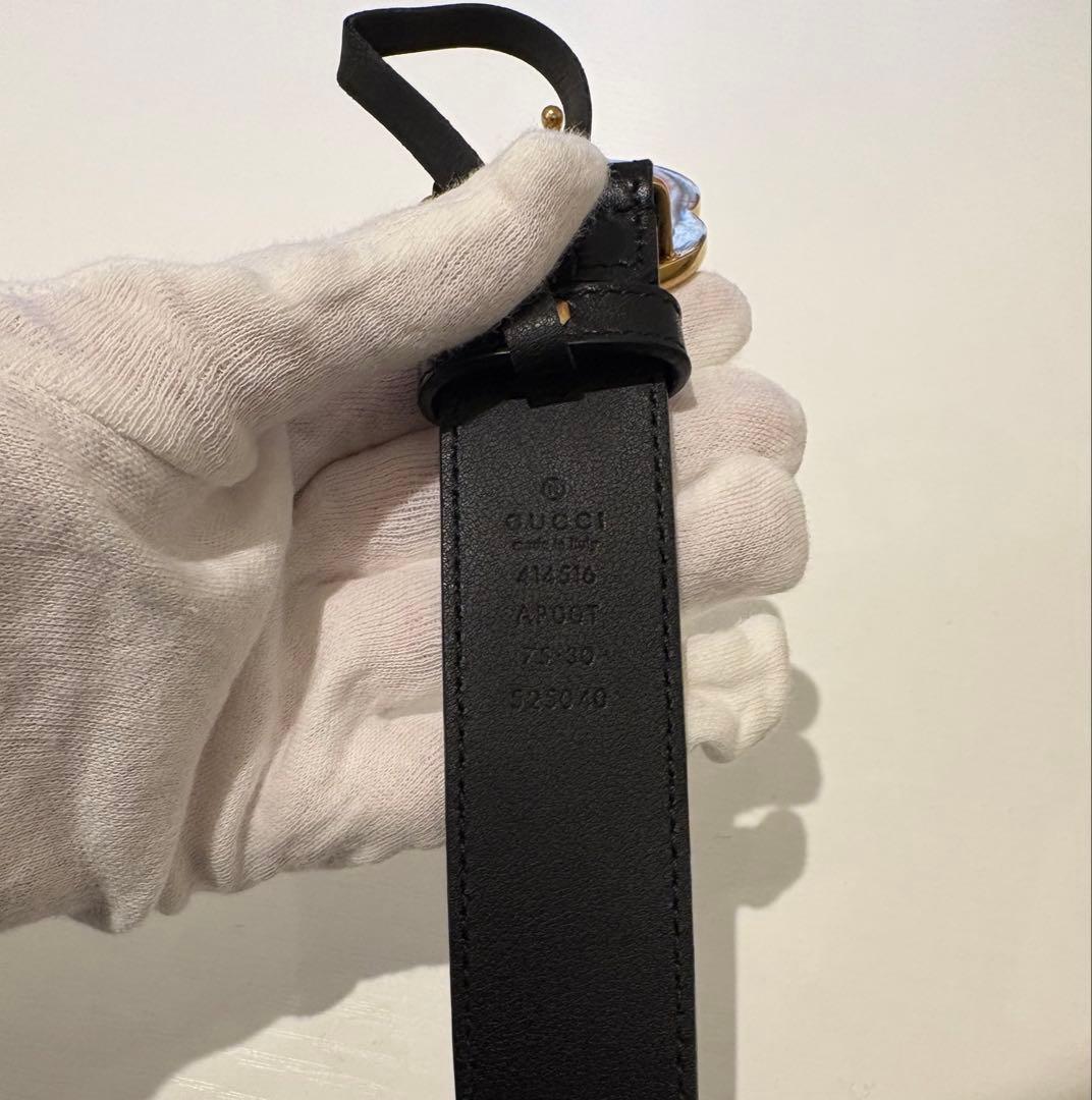 GUCCIのブラックベルト