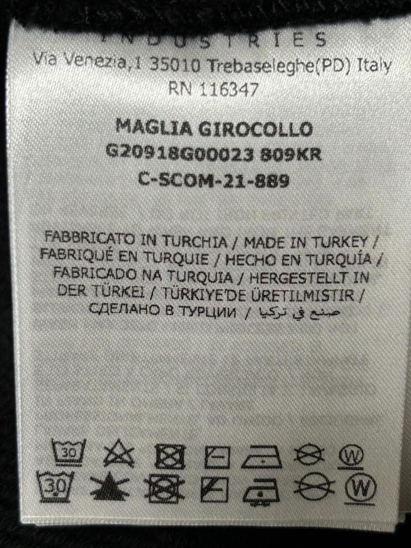 新品未使用☆MONCLER Letteringlogo スウェット M 黒色