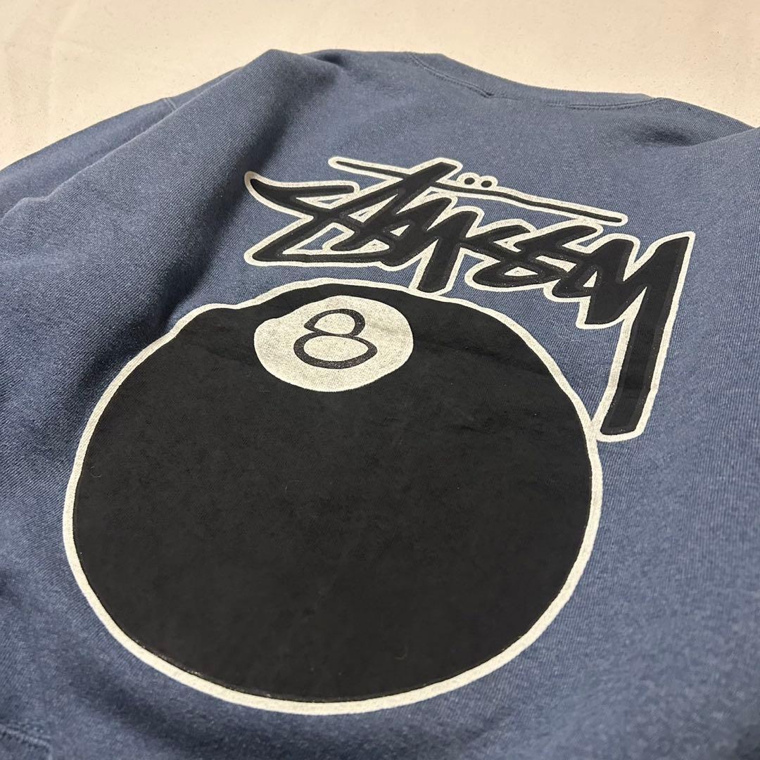 90s USA製 STUSSY 8ボール スウェットトレーナー ストゥーシー