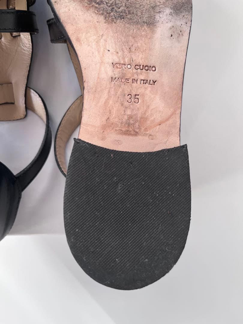 Steven Alan スティーブン アラン　レザー メッシュ サンダル 35