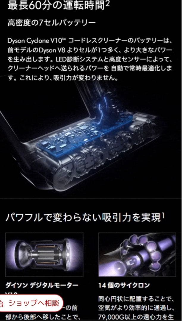 ダイソン コードレス 掃除機 Dyson Cyclone V10 Fluffy