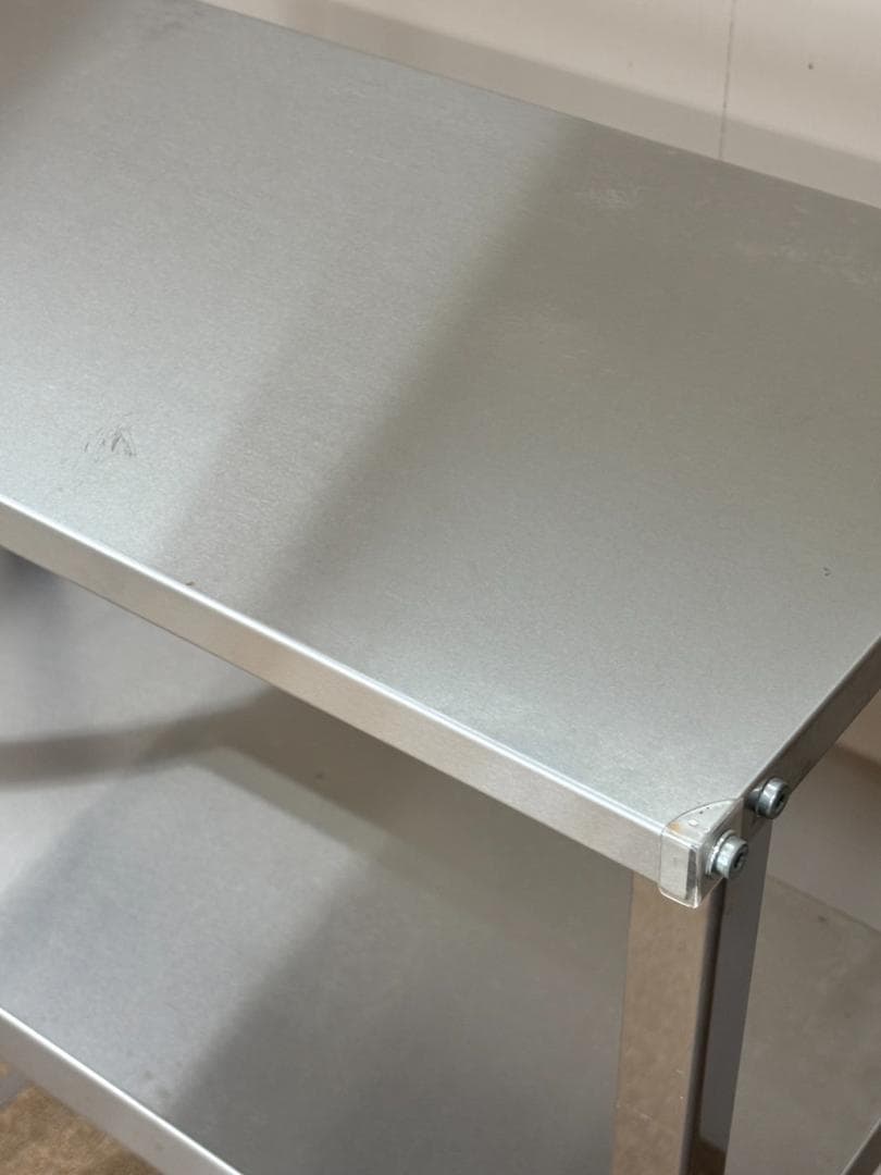 ステンレスワゴン / キャスター付き / ステンレスワゴン2段
