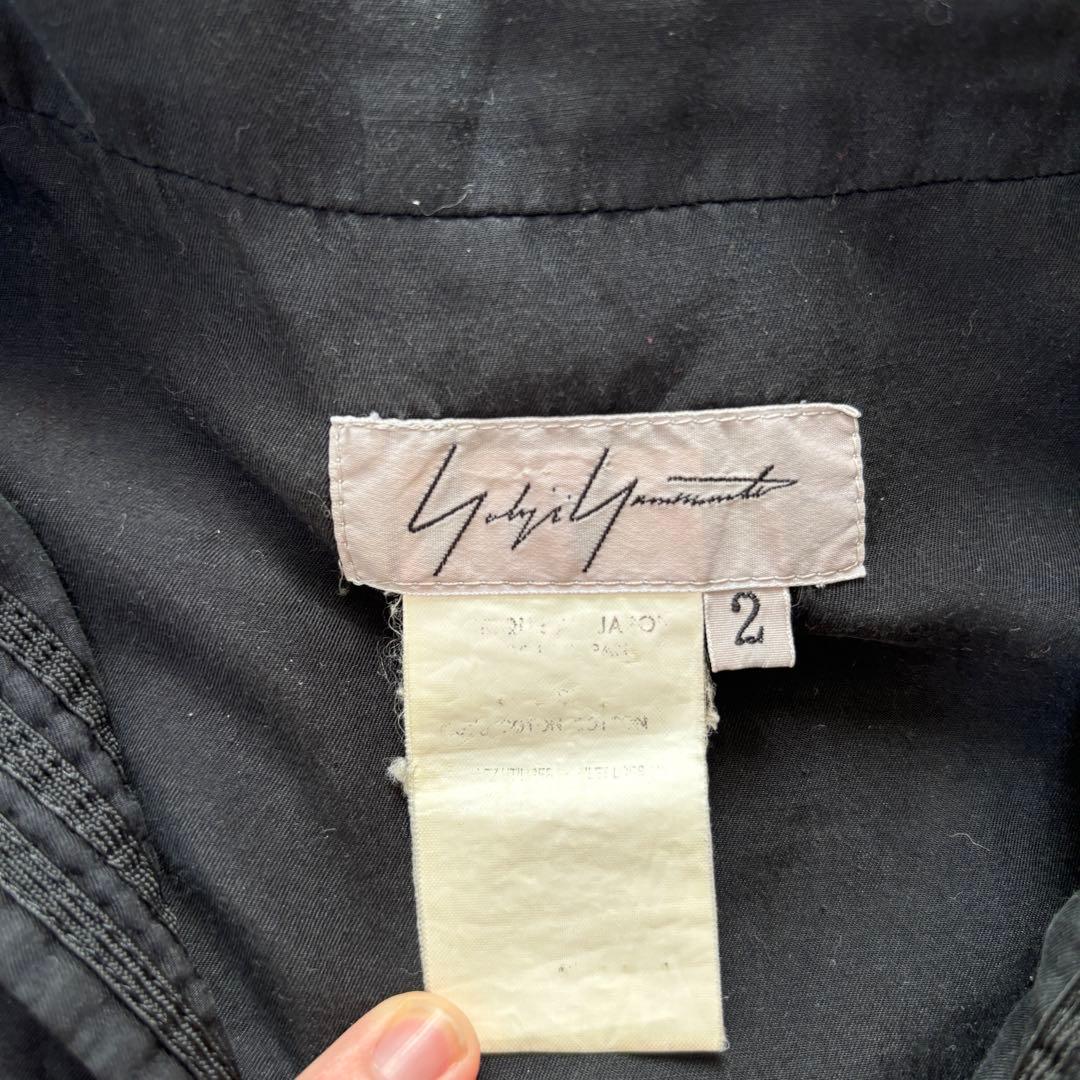 Yohji yamamoto 80s 90s アーカイブ シルク セーラーシャツ